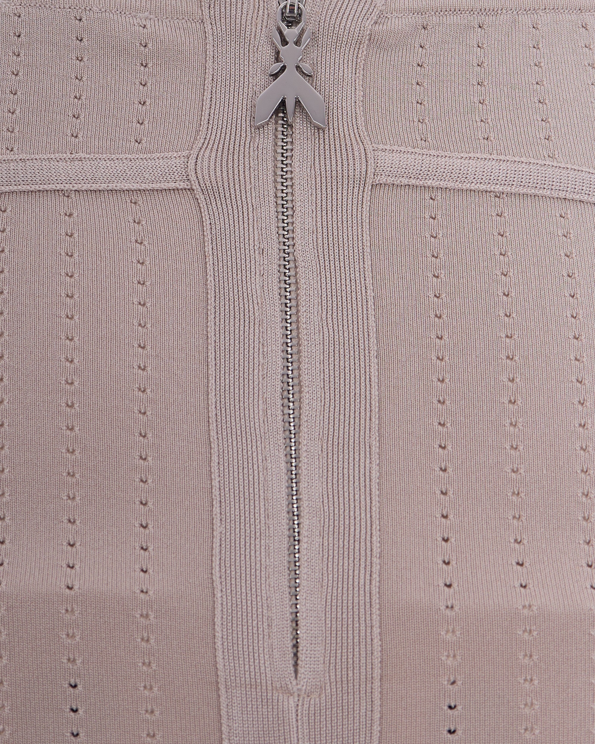 Knitted Skirt In Cloud Gray