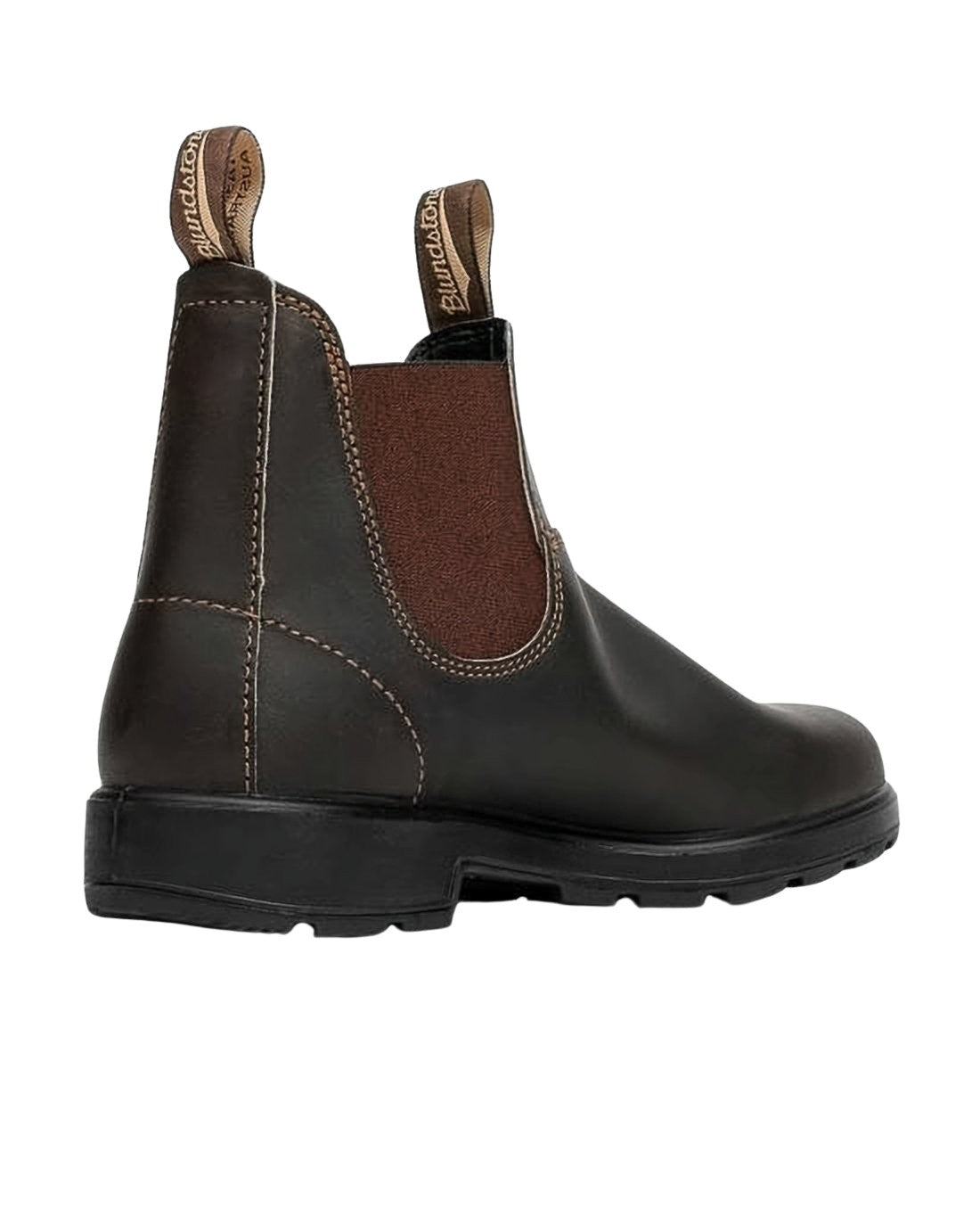 Brown Cowhide Leather Ankle Boots
