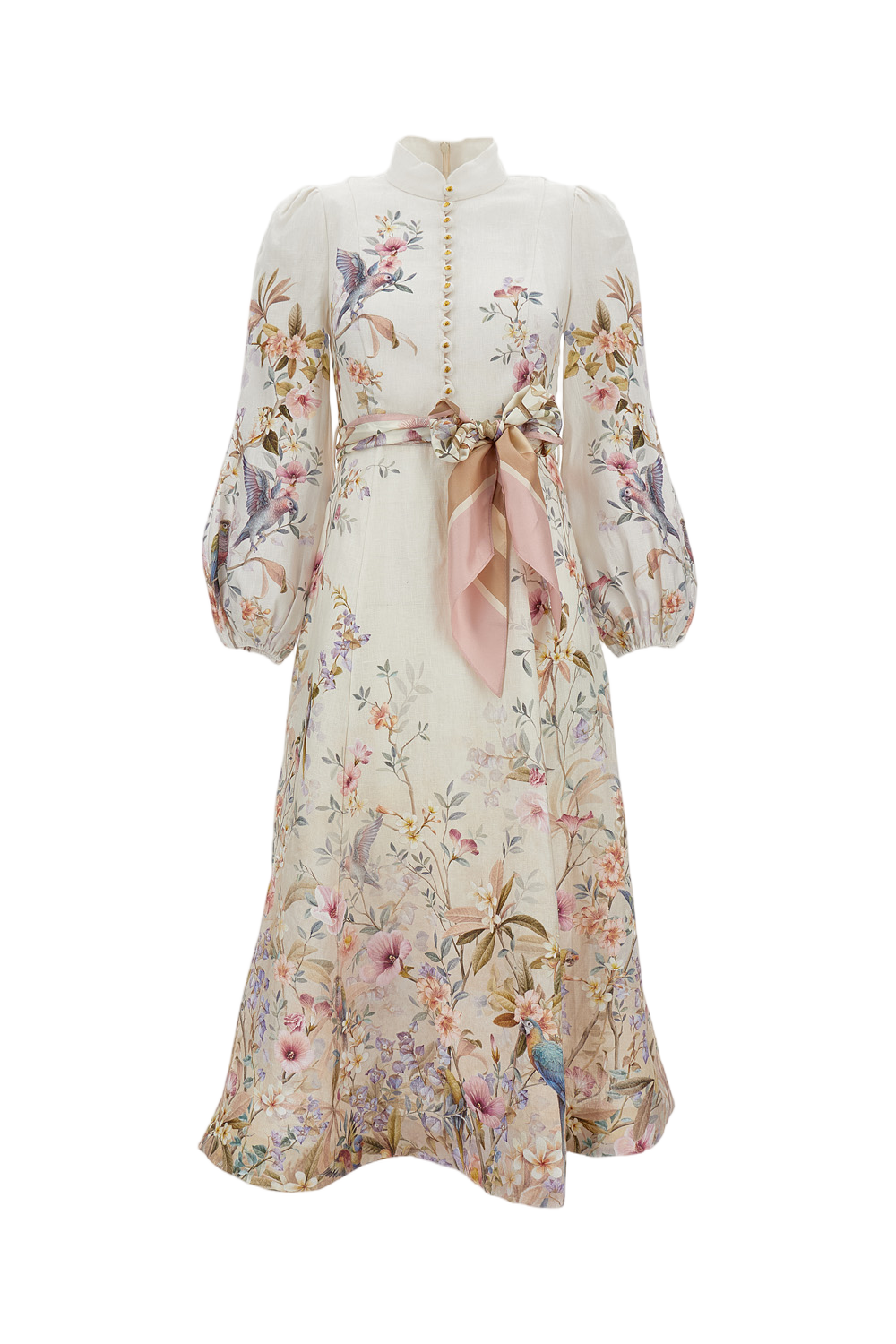 Midi Button Dress