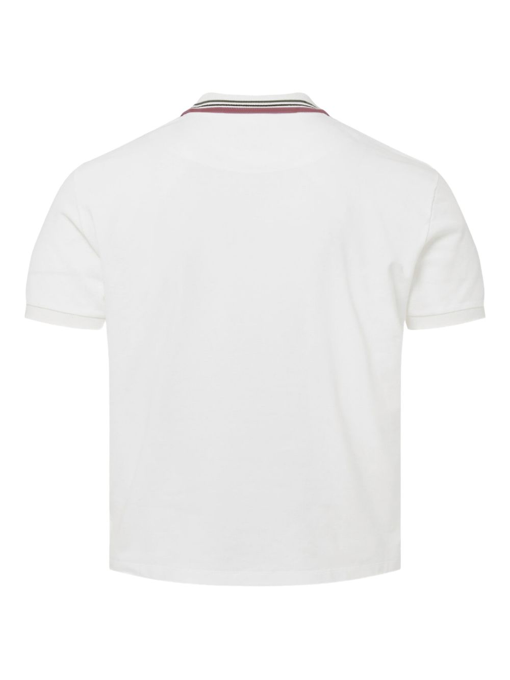 Button-Fastening Short-Sleeved Top