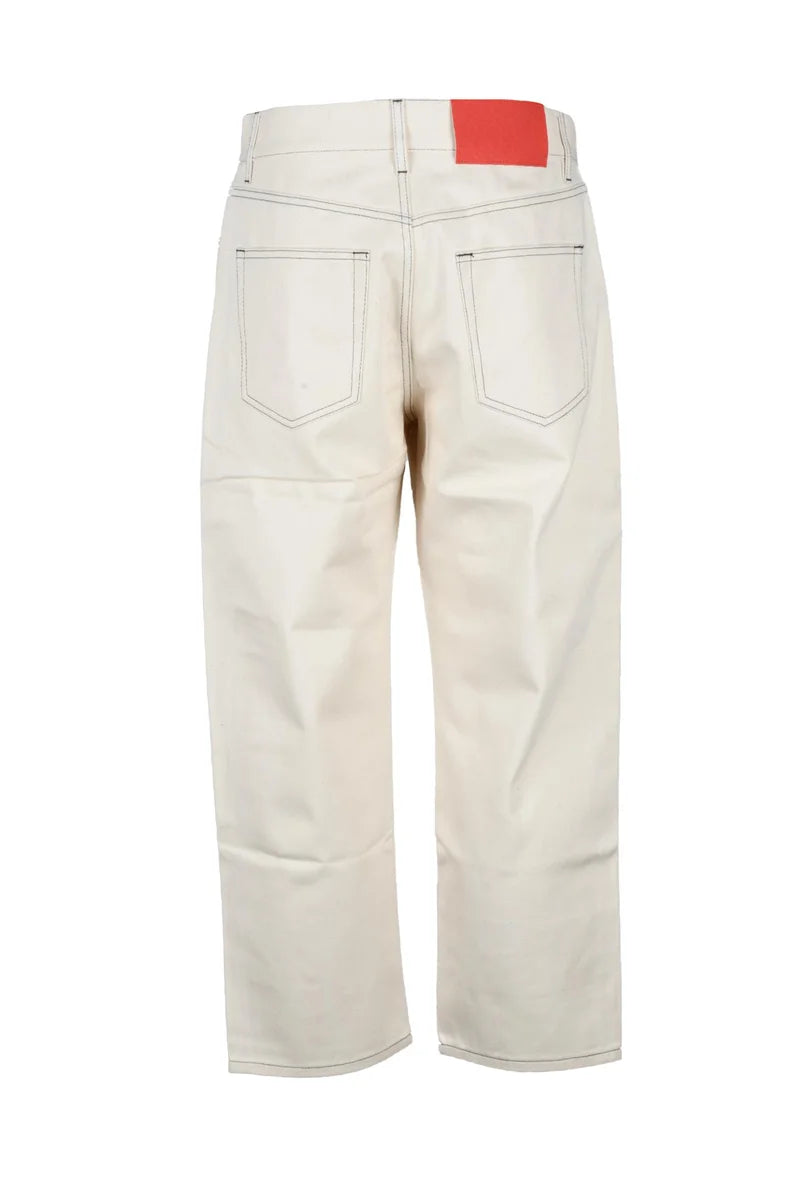 Cotton Jeans - Beige