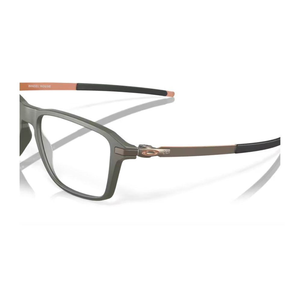 Ox8166 - Wheel House Matte Olive-Green Square O Matter Frame Eyeglasses