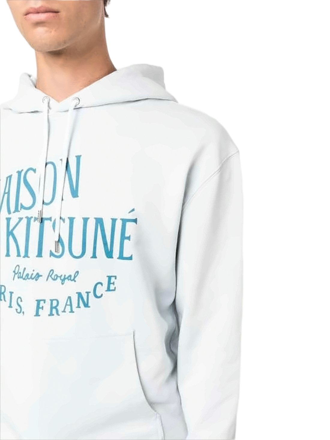 Relaxed Fit Cotton Hoodie With Front Kangaroo Pocket