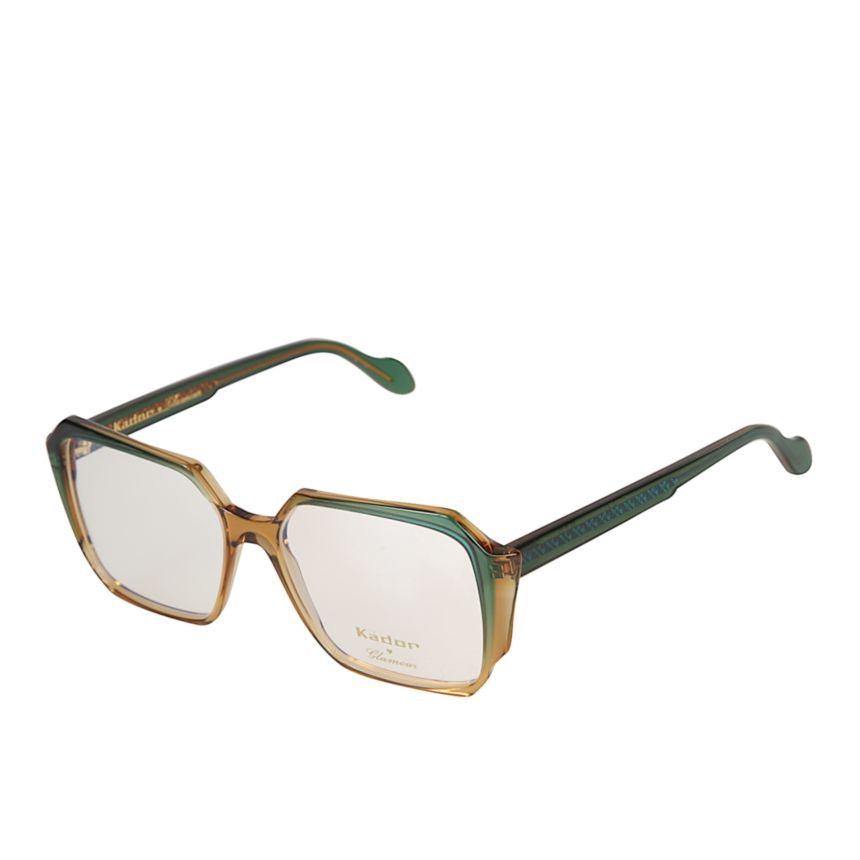 Lizzy Geometric Frame Sunglasses with Textured Temples