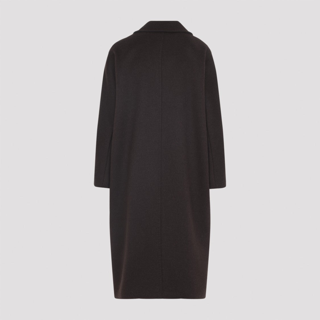 Double-Breasted Cashmere-Alpaca Blend Coat With Tailored Silhouette