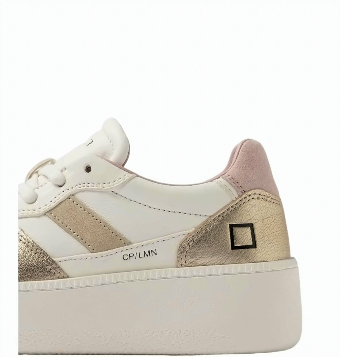 Court Platform Metallic Detail Sneakers