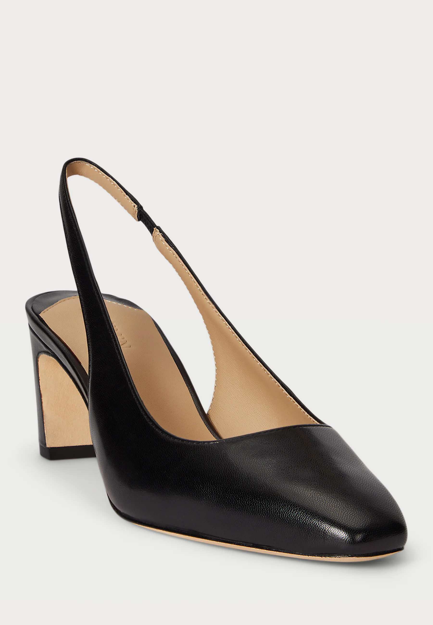 Black Klaire Suede Slingback Pumps