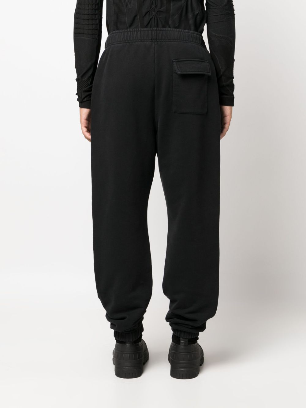 Black Regular Sweat Pants Cotton Pants