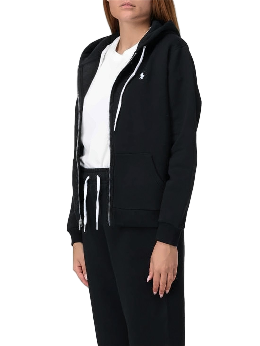 Classic Zip-Up Hoodie with Drawstring