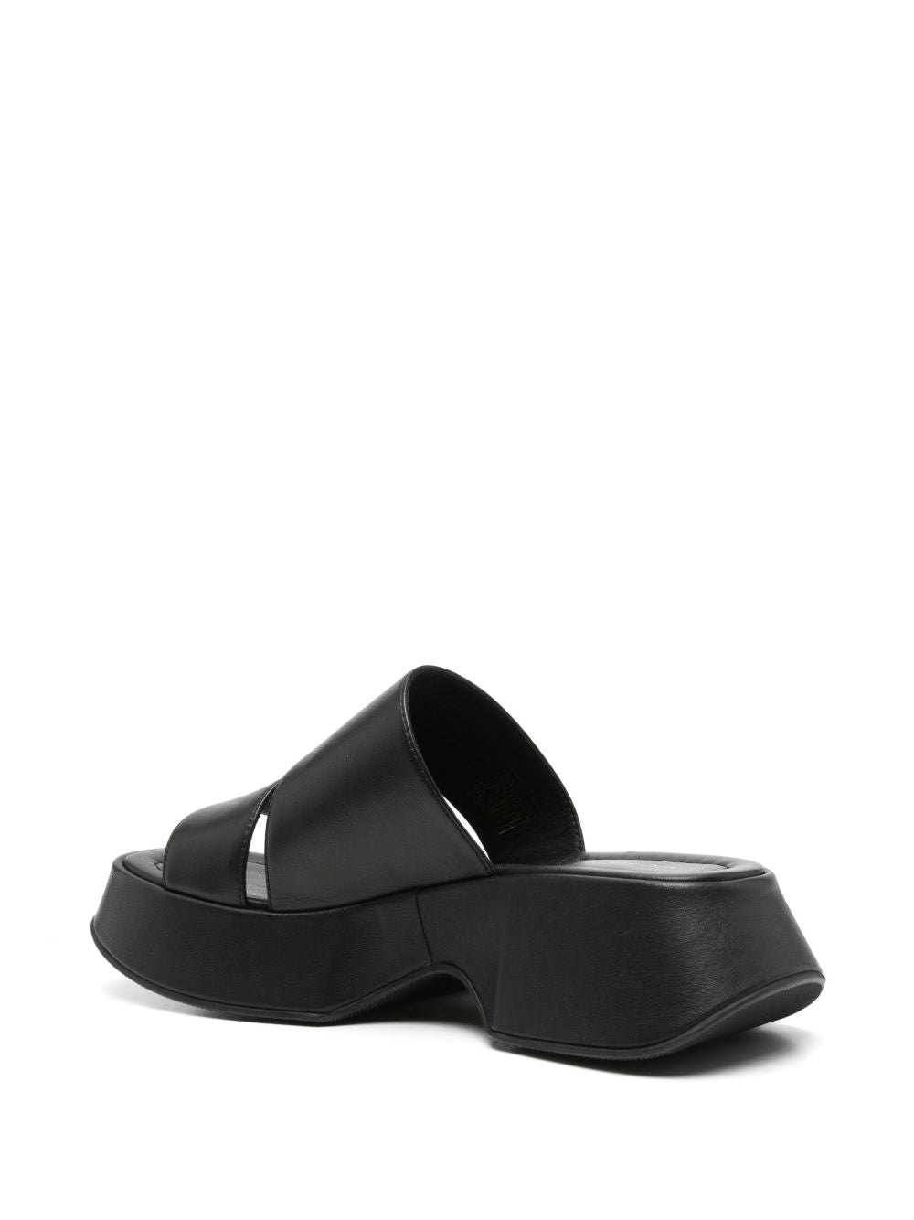 Contemporary Black Sandals