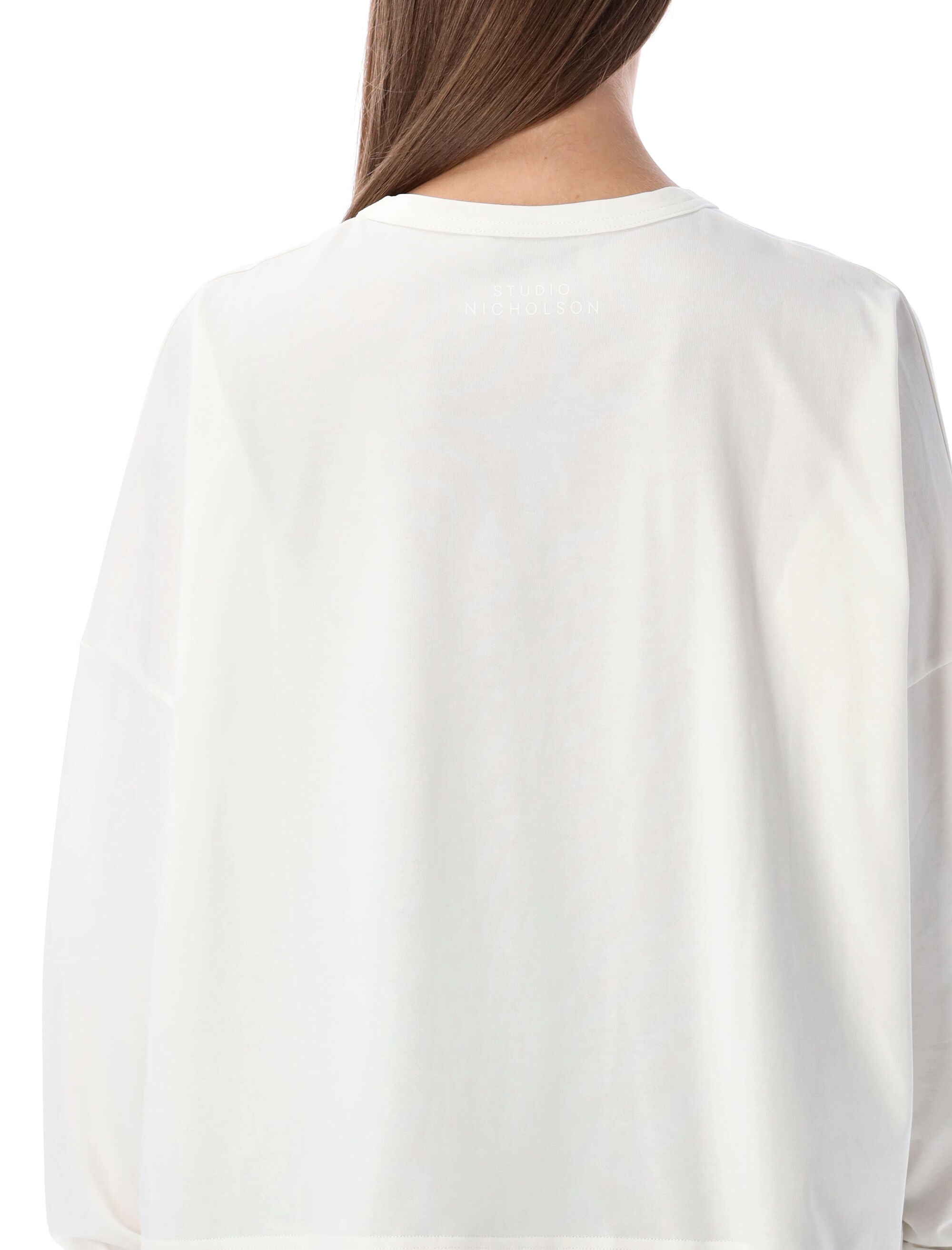 Loop Cotton Jersey Long Sleeve T-Shirt