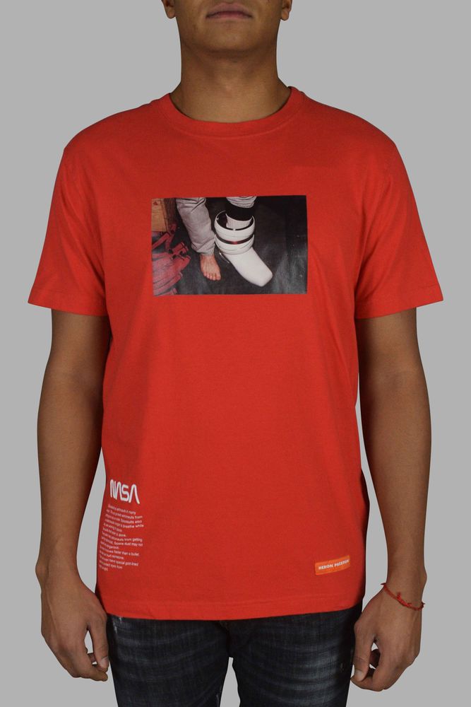 Red Cotton T-Shirt With Graphic Prints