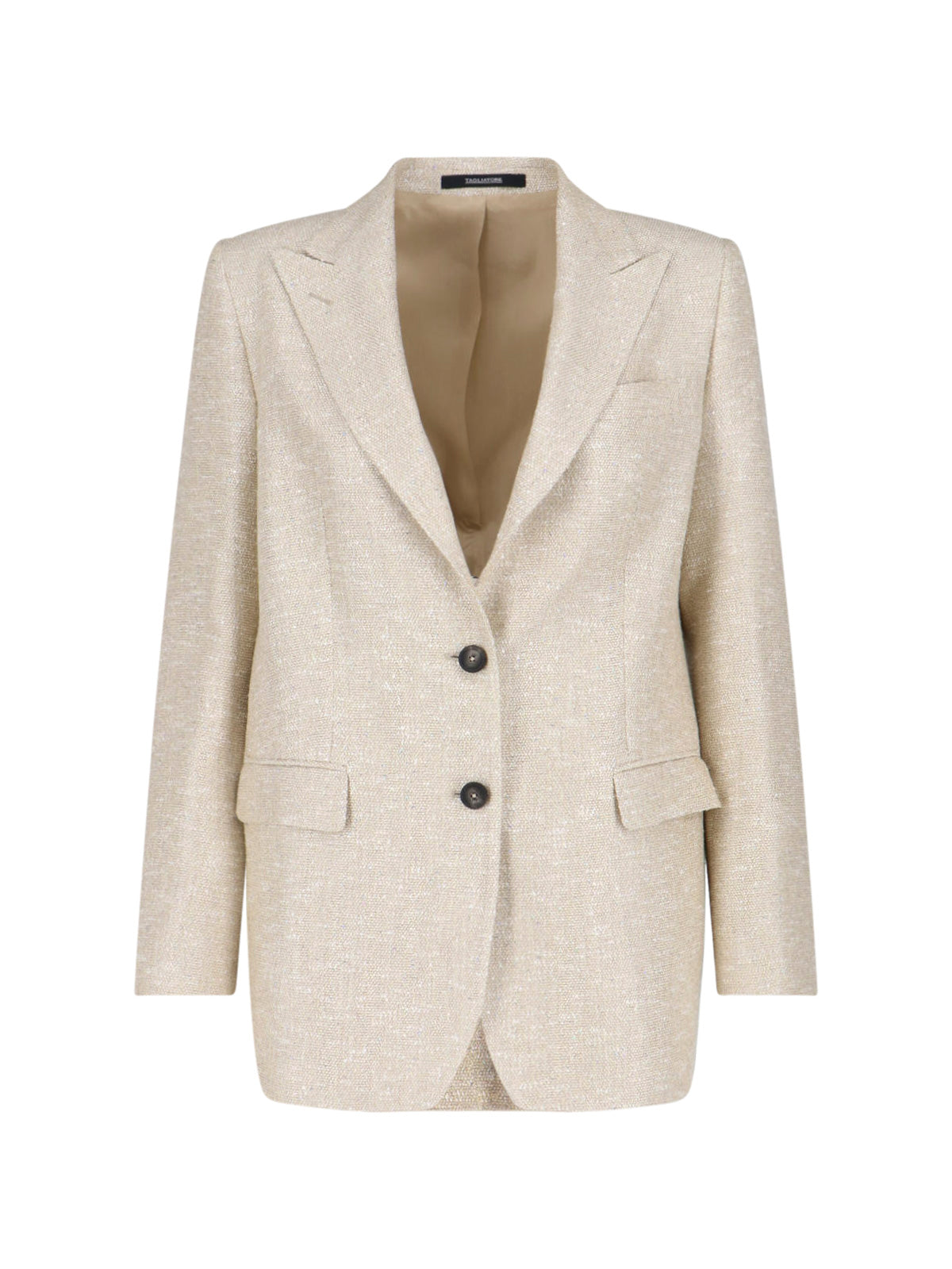 J Bertha Single-Breasted Blazer – Cream
