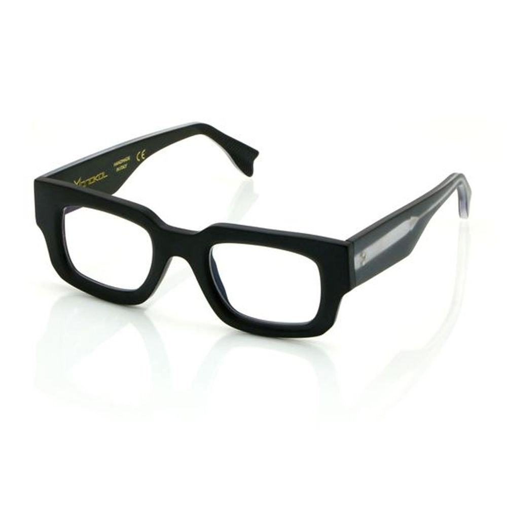 Concept Eyewear Mk263 Geometric Rectangular Mk263 Eyewear In Satin Black