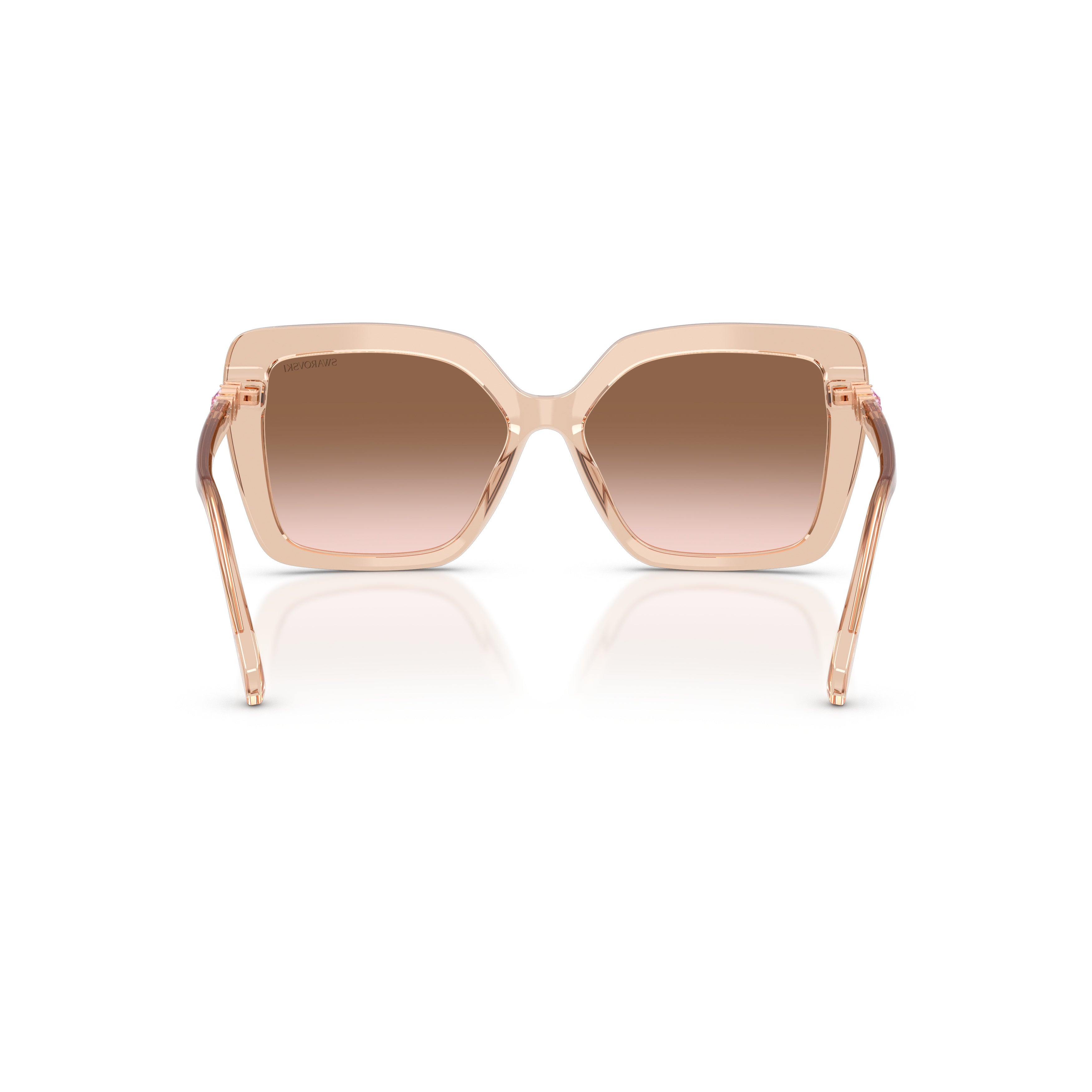 0Sk6049 Bold Oversized Square Sunglasses with Crystal Embellishments