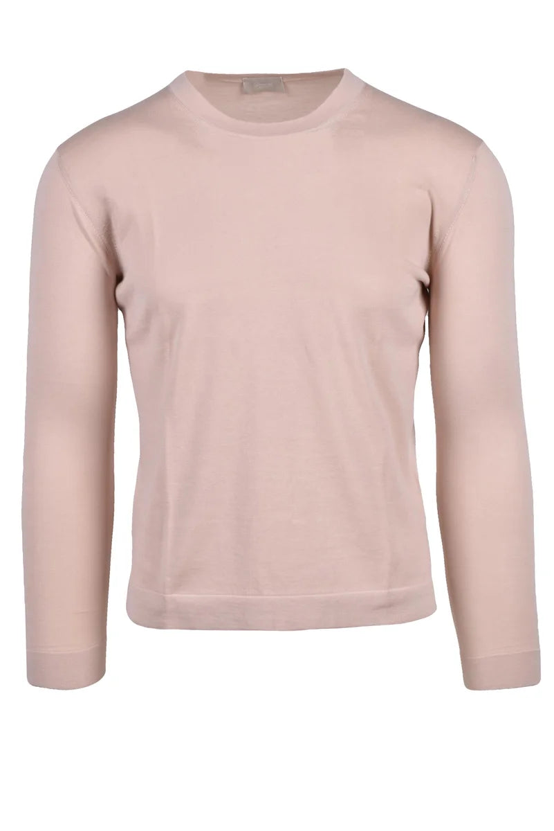 Crew Neck Sweater - Old Rose