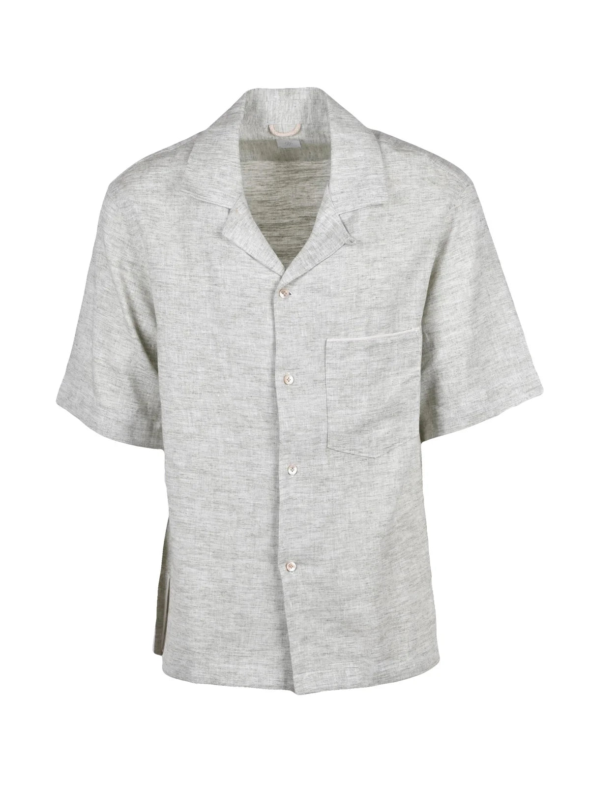 Sage Green Linen Viscose Men Shirt