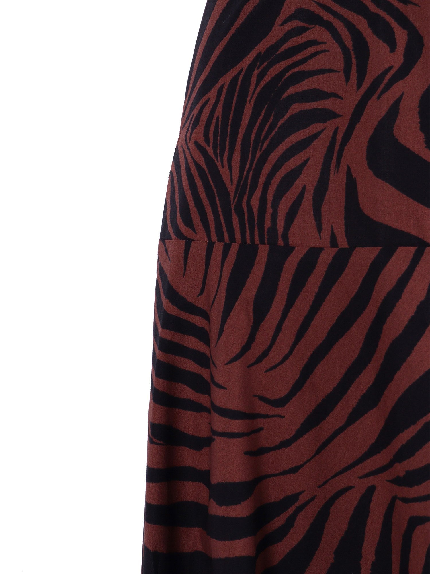 Sleeveless Midi Dress with Flared Skirt