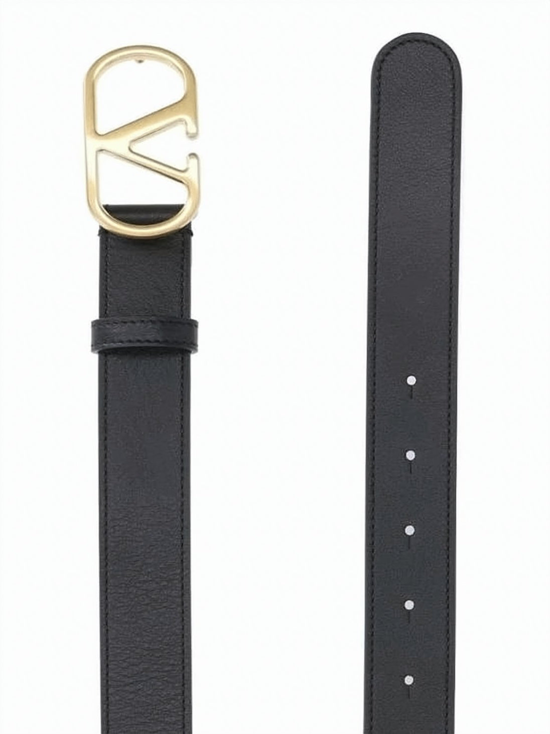 Black Cowhide Belt