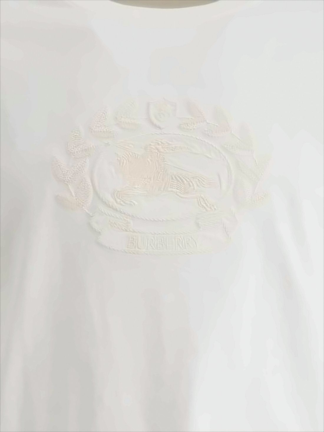 White Short-Sleeved Crew Neck T-Shirt