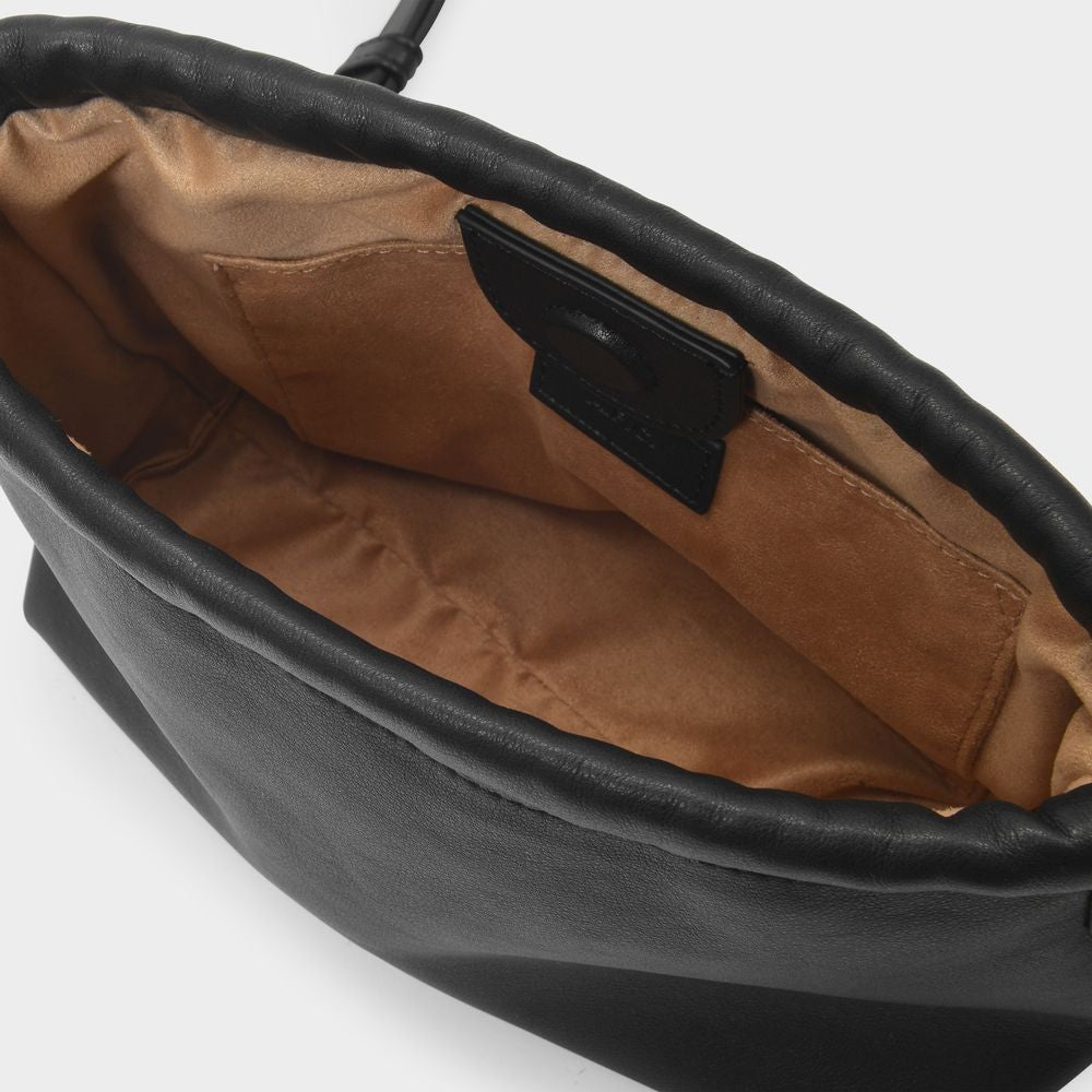 Ninon Mini Hobo Bag - Black - Synthetic