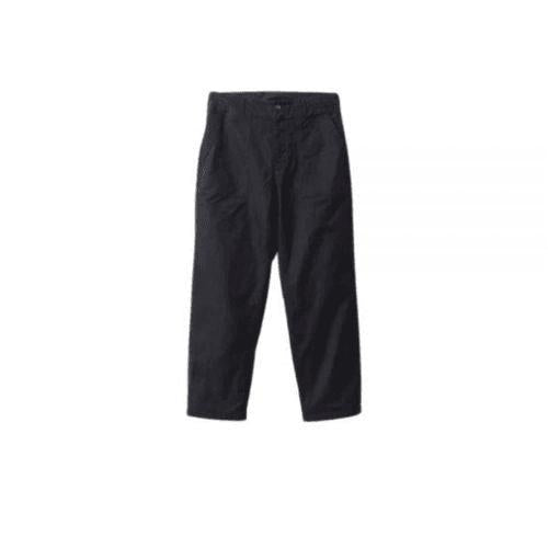 Straight Pants With Classic Waistband And Practical Pockets