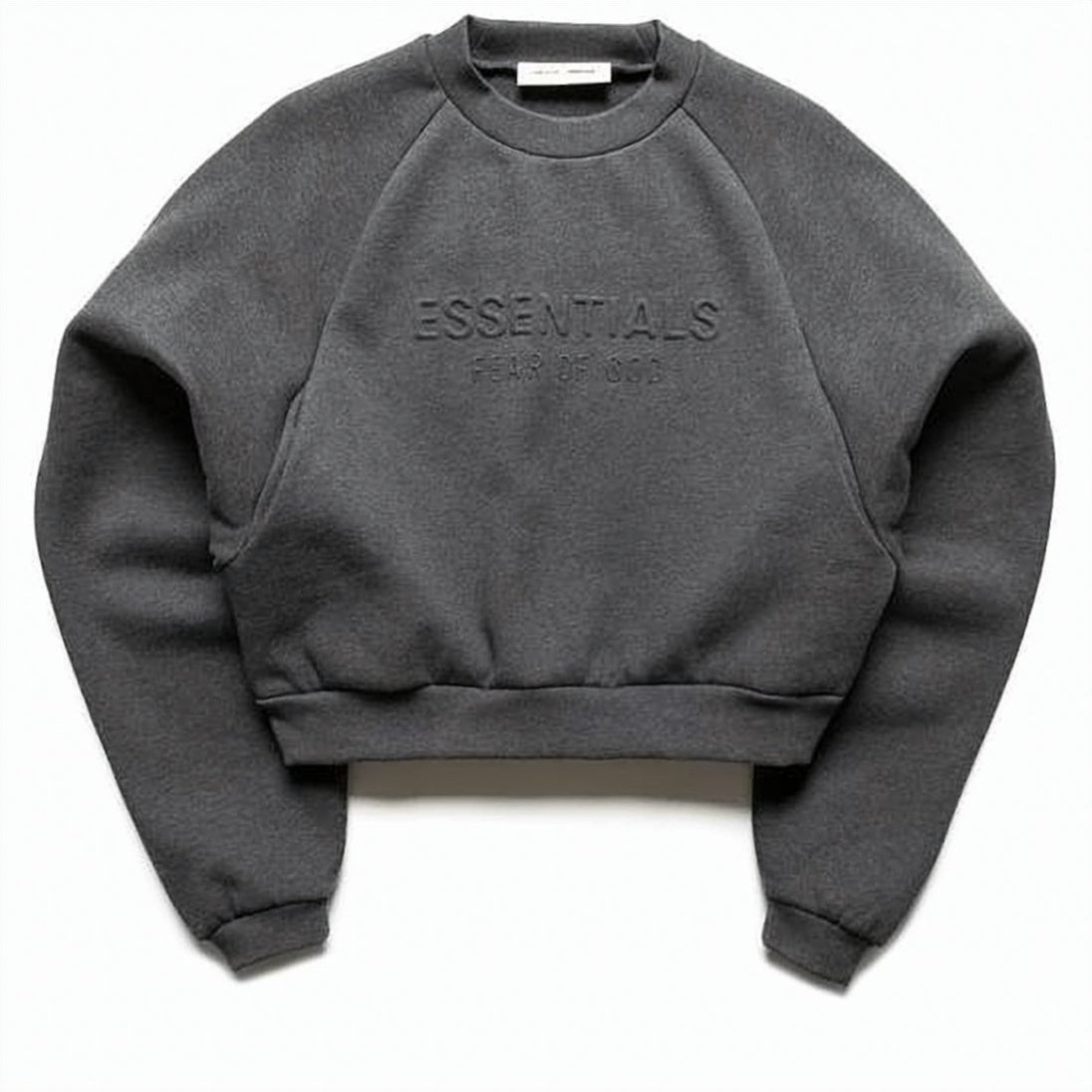Long-Sleeve Cropped Sweatshirt
