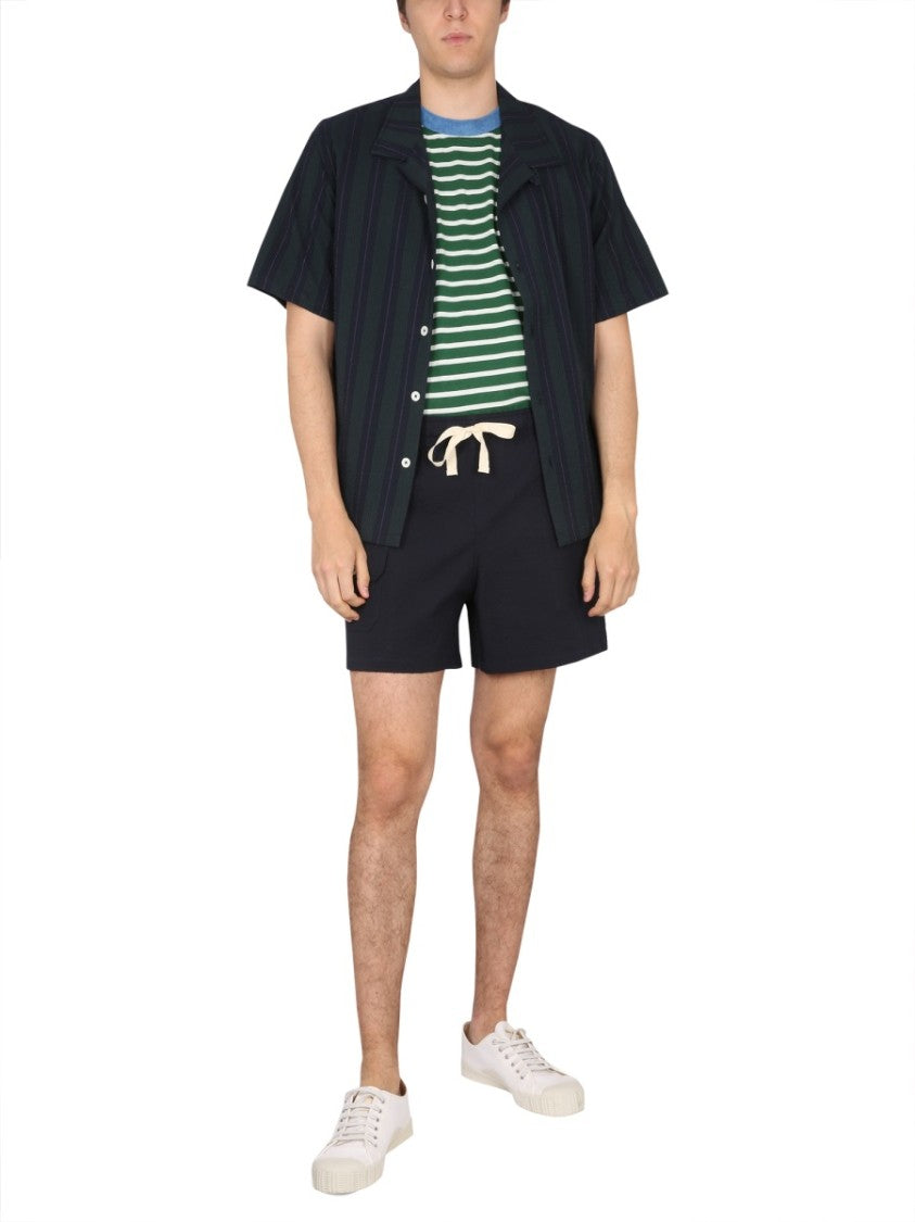 Striped Short-Sleeved Shirt