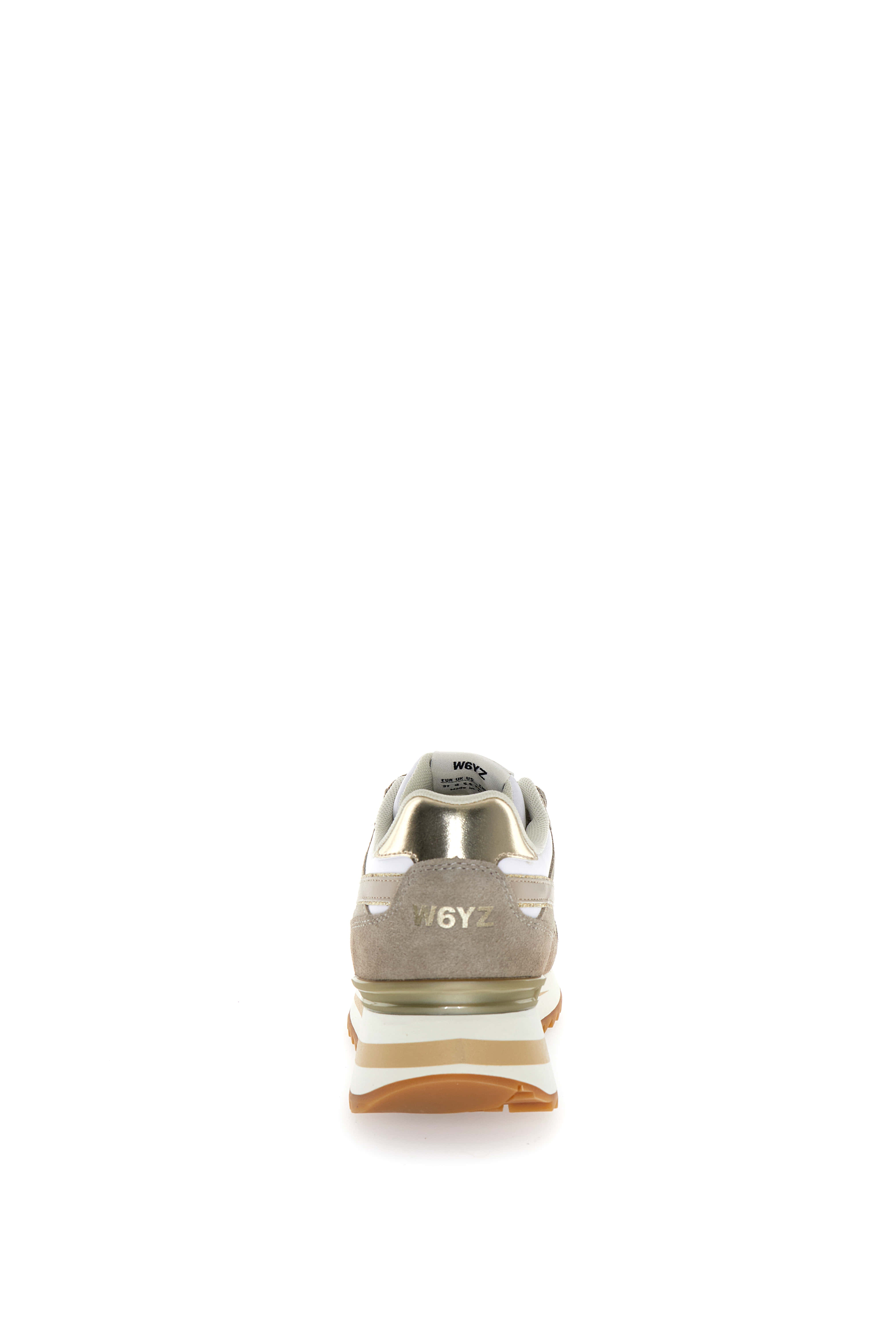 Beige Sneakers With Technical Fabric