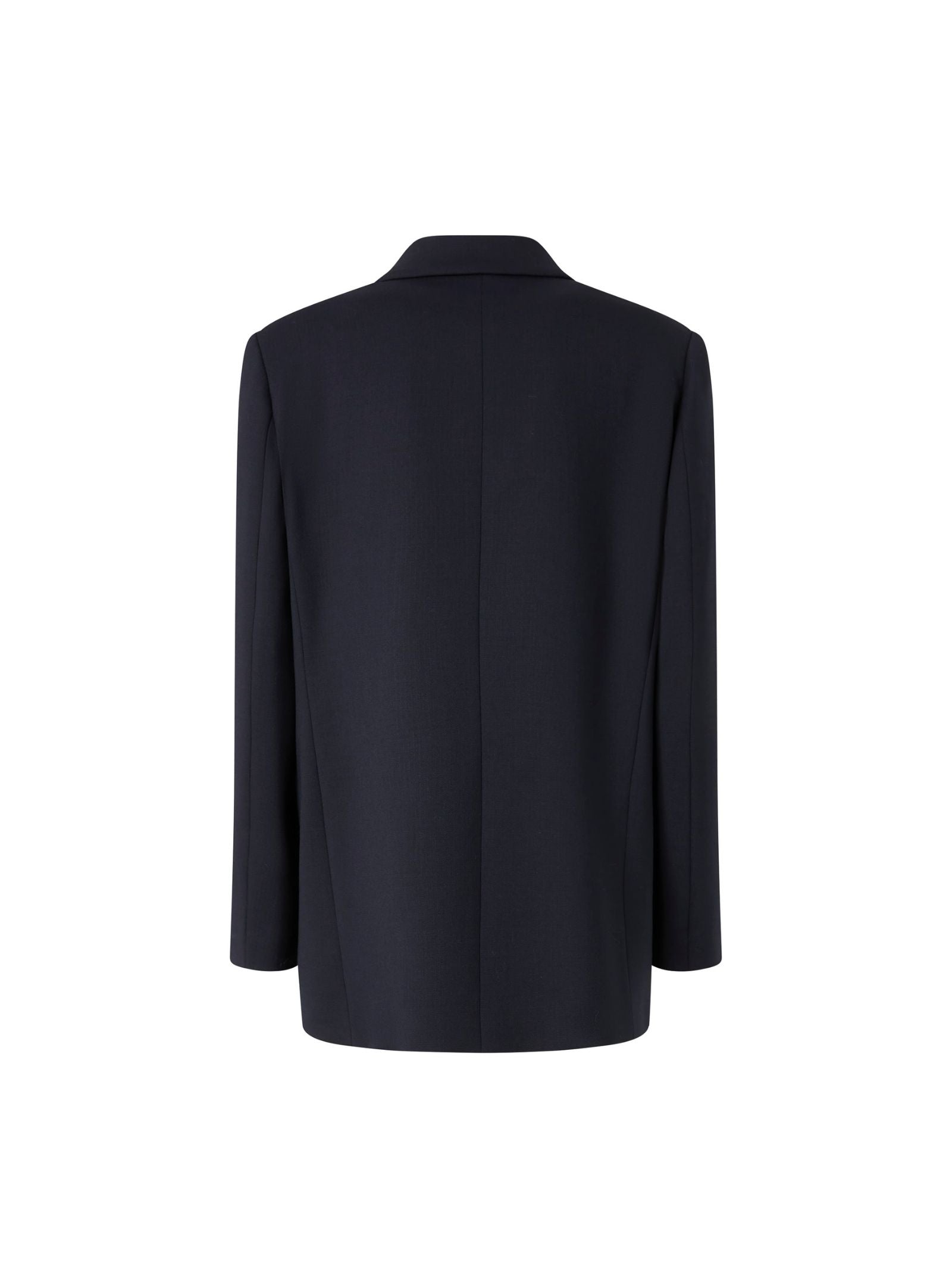 Navy Blue Double-Breasted Blazer