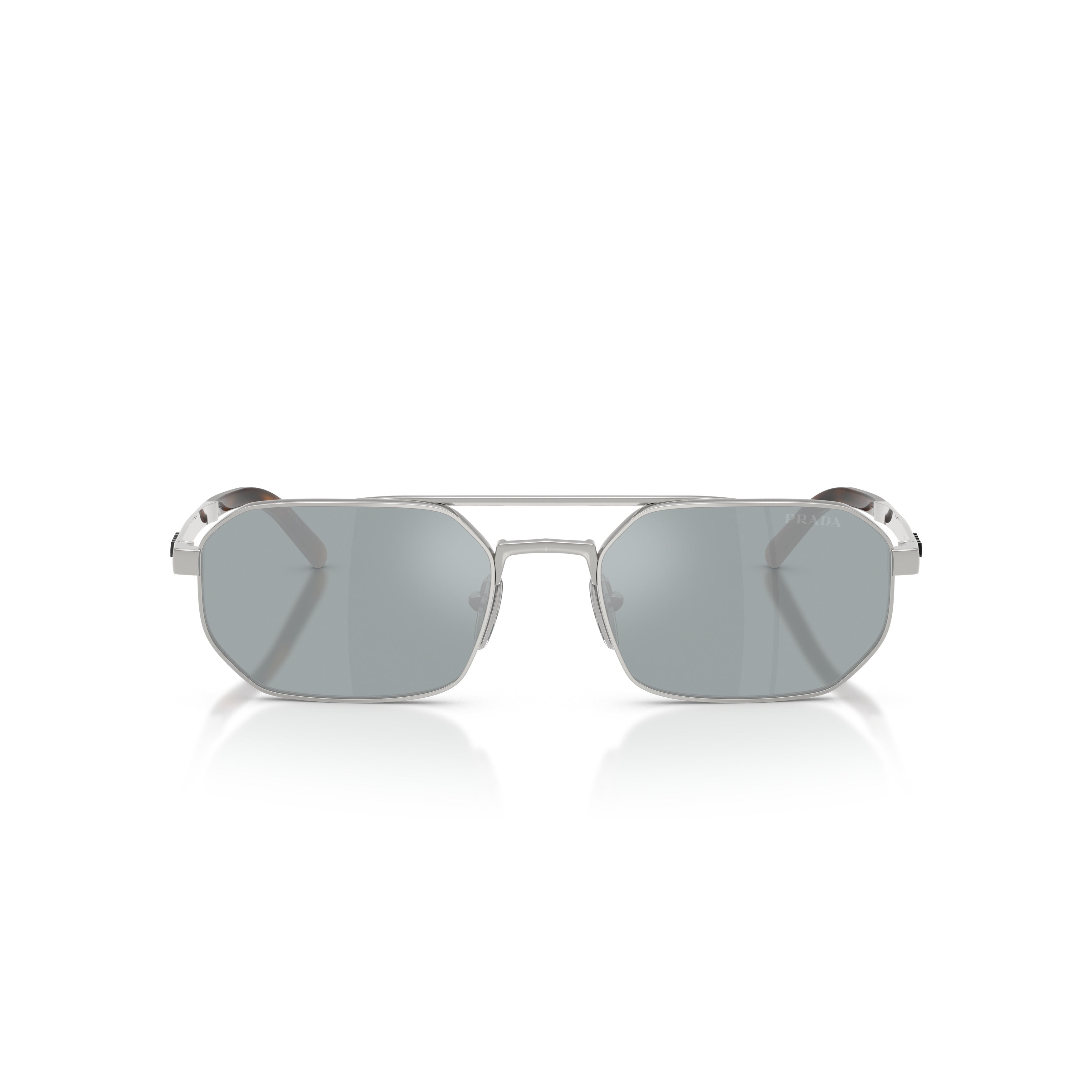 0pr D53s Rectangular Metal Frame Sunglasses