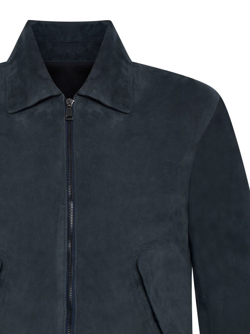 Water-Repellent Blue Jacket