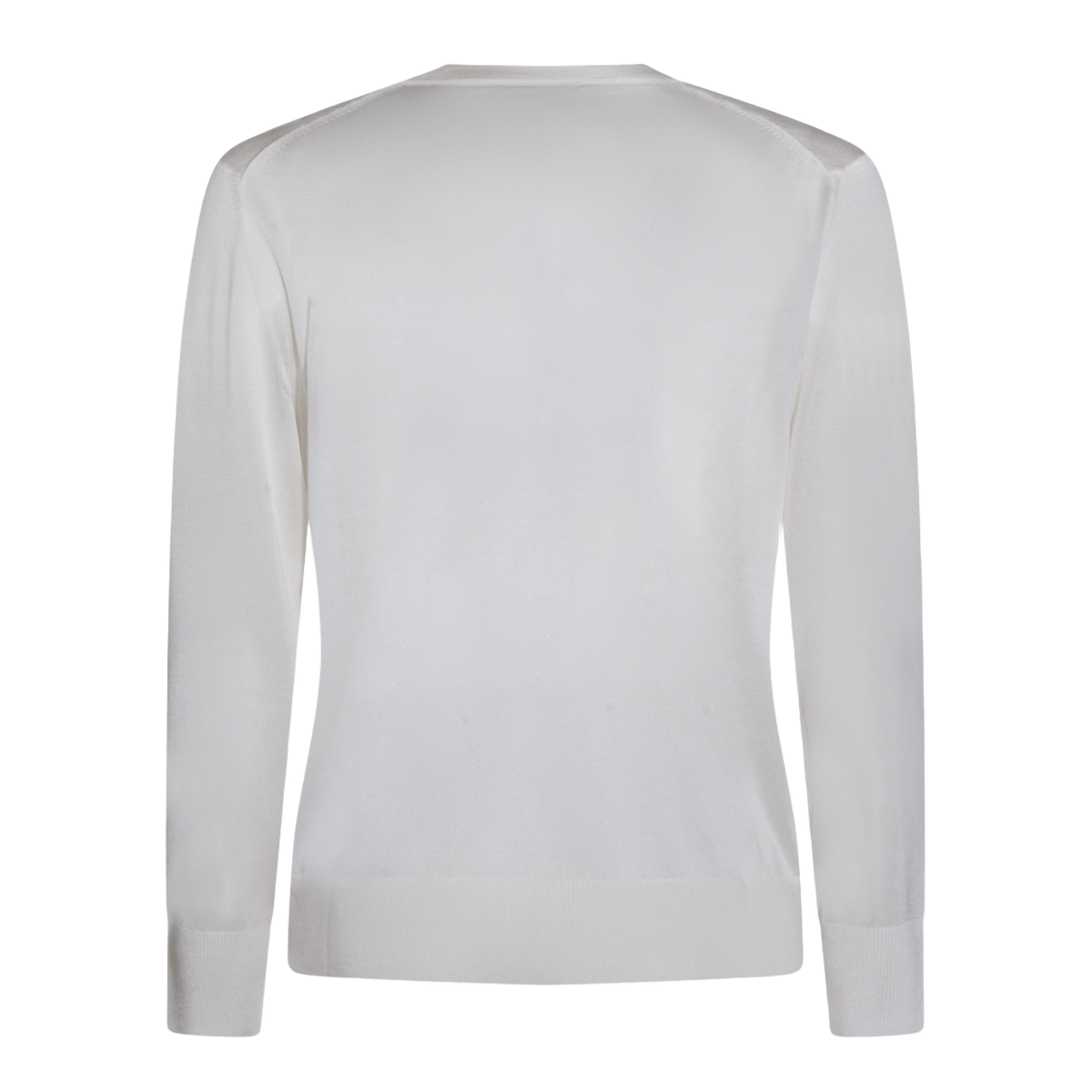 Long-Sleeve Sweater With Button Placket