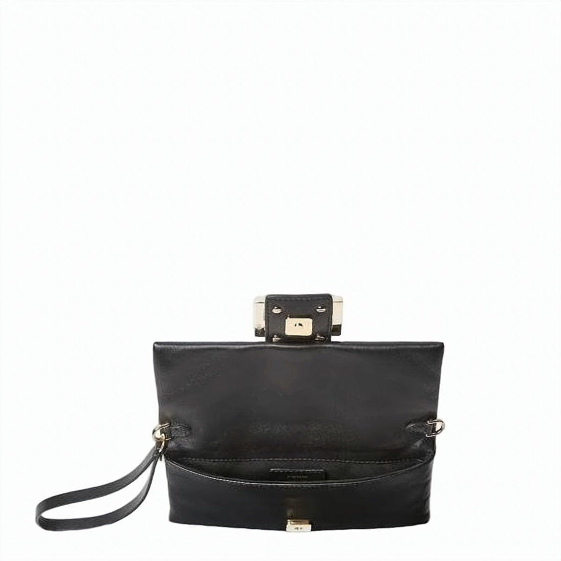 Rectangular Lambskin Shoulder Bag