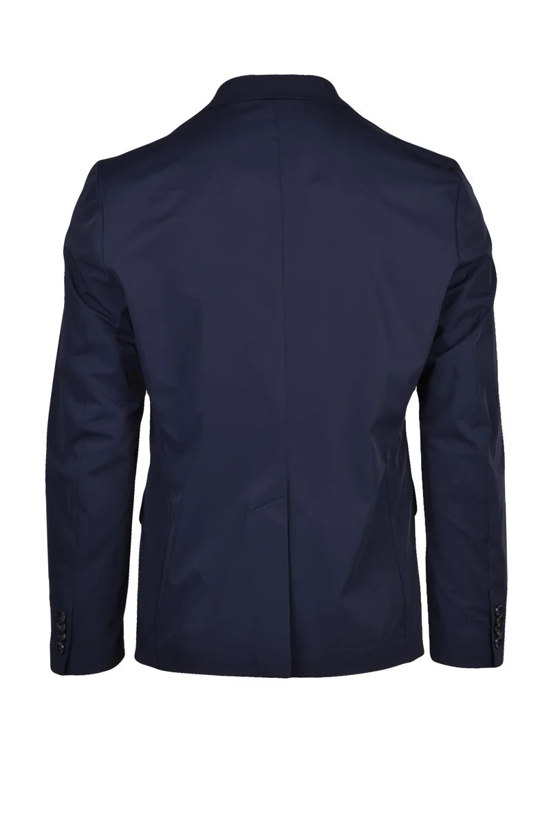 Men's Nylon Effect Jacket - Blue