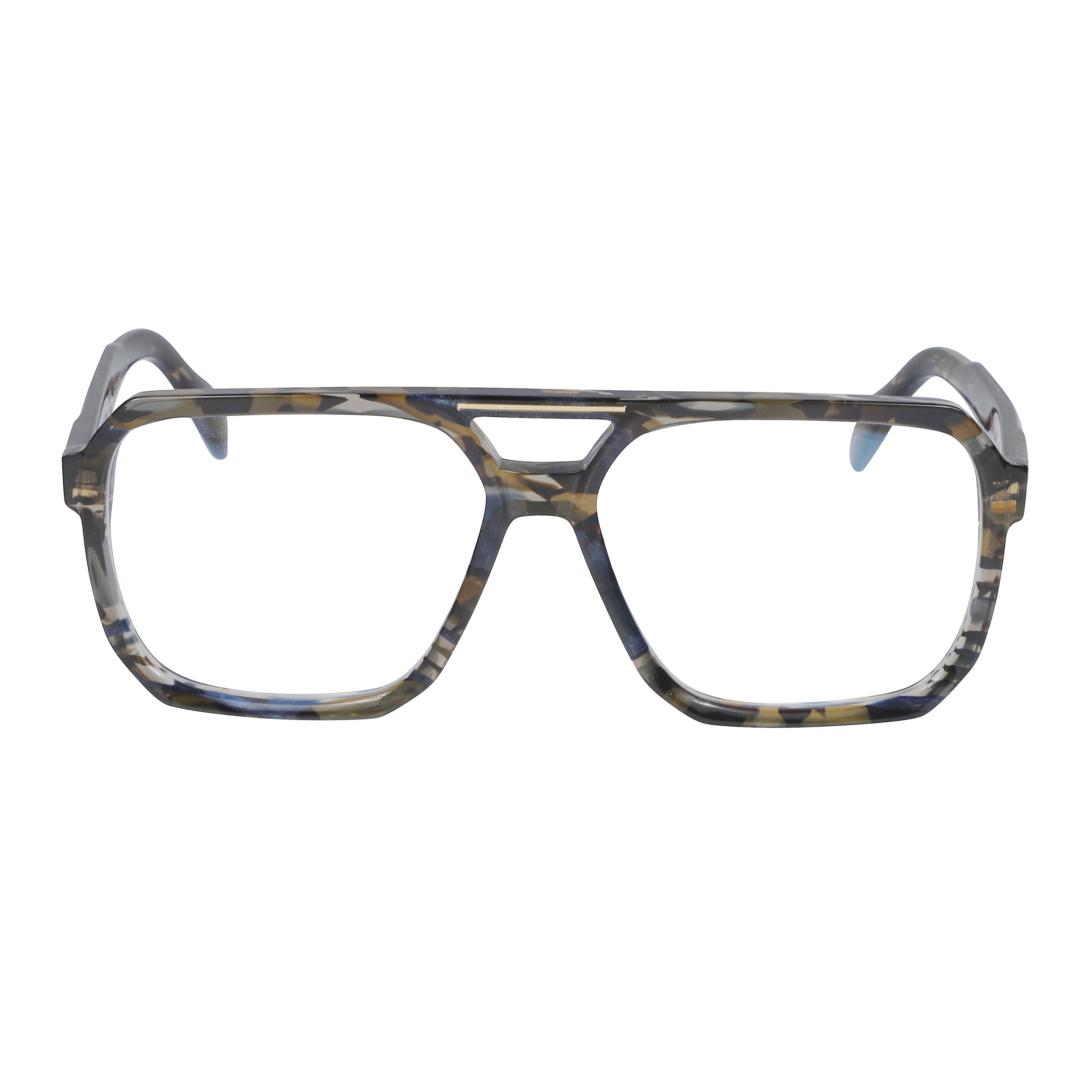 Big 1-58 Oversized Square Frame Sunglasses with Double Bridge