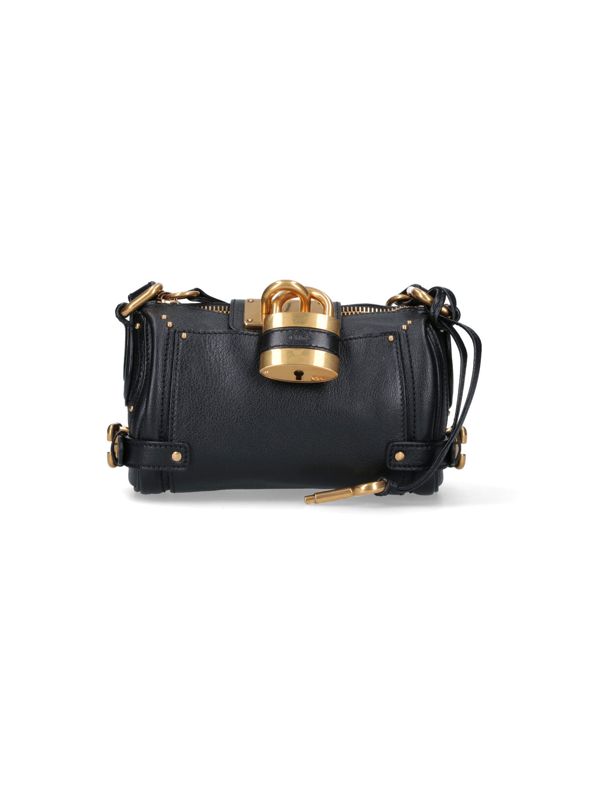 Black Paddington Textured Leather Bag
