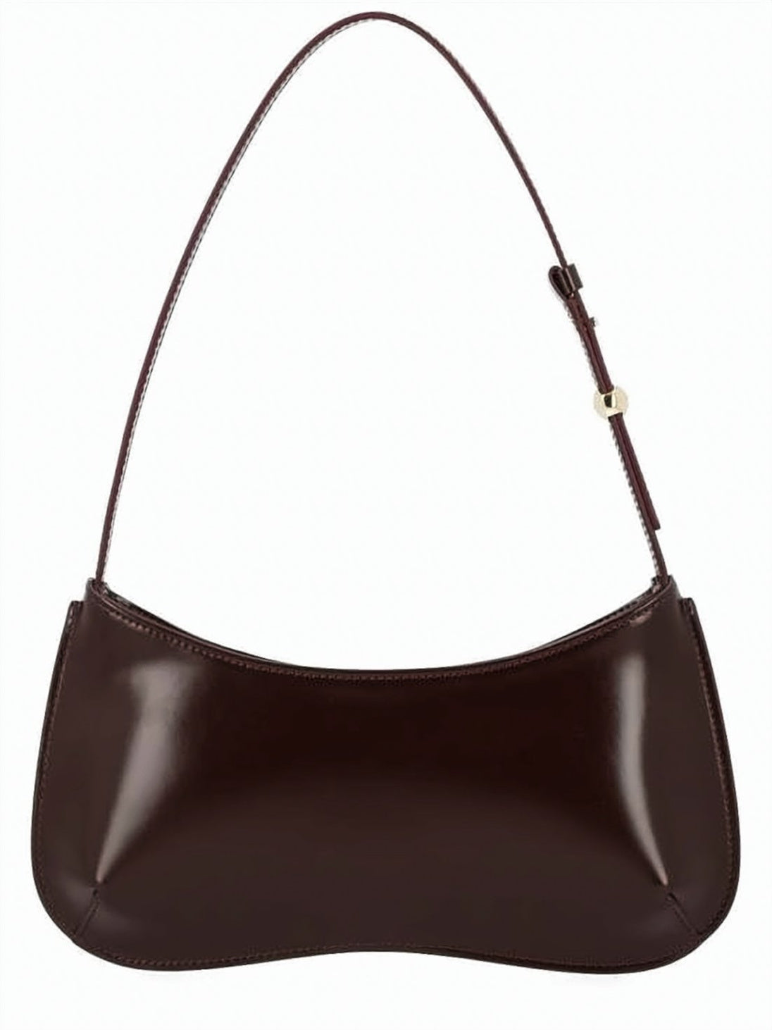 Smooth Cowhide Leather Shoulder Bag