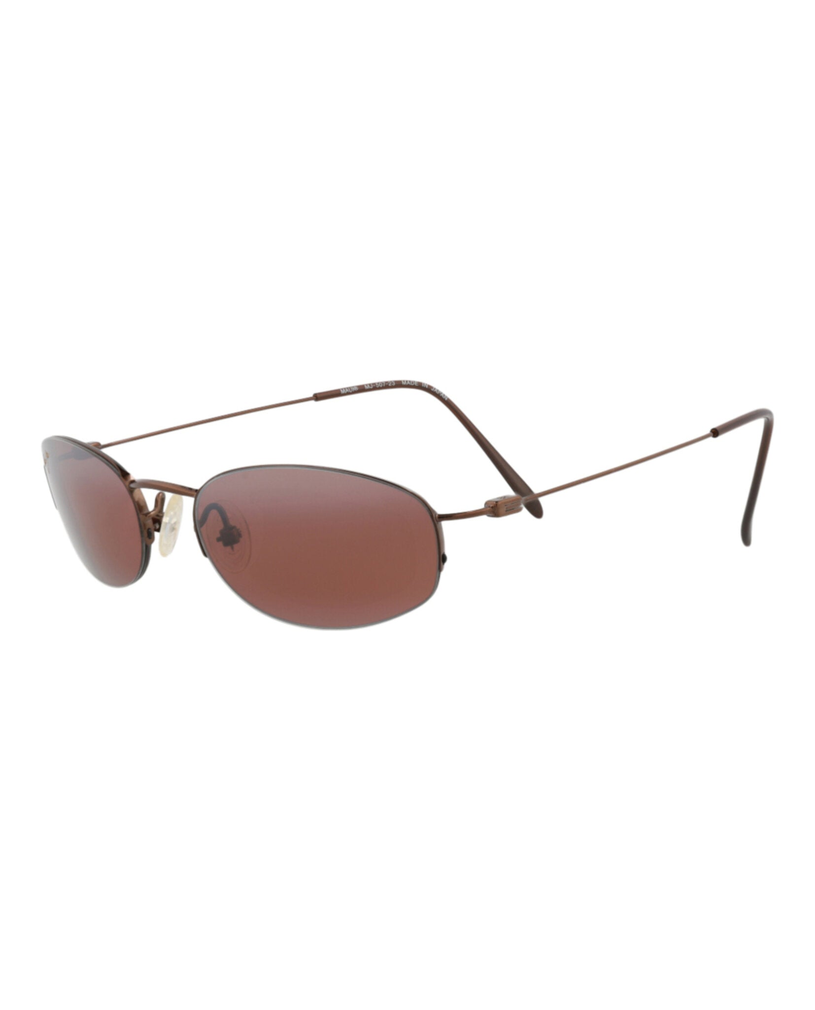 Round-Frame Titanium Alloy Sunglasses