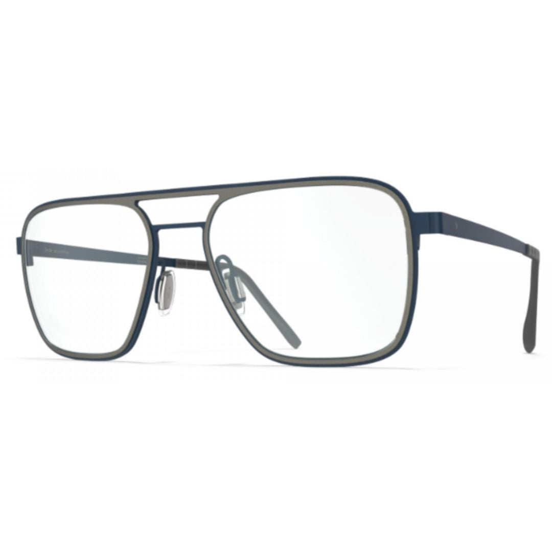Bf868 Ventura Rectangular Titanium Beta Sunglasses with Double Bridge Design
