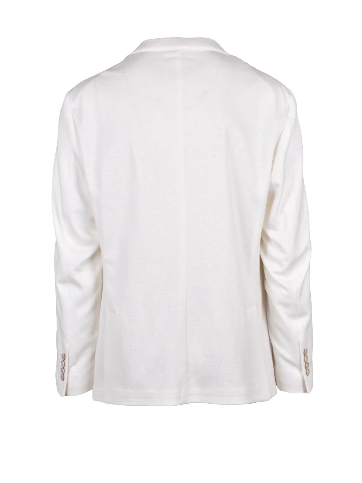White Linen Cotton Blazer