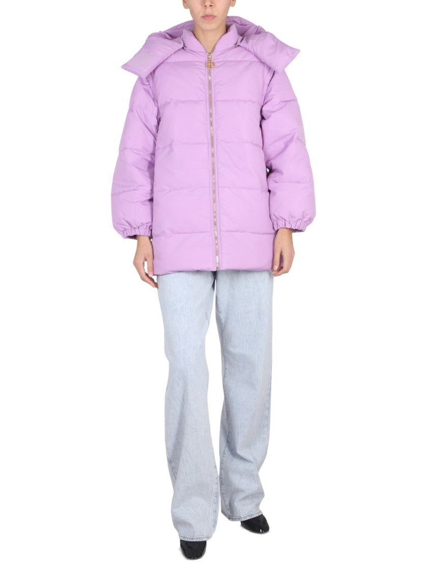 Quilted Hooded Down Jacket