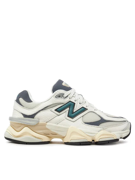 Layered Texture Sneakers with Chunky Sole and Teal Accents