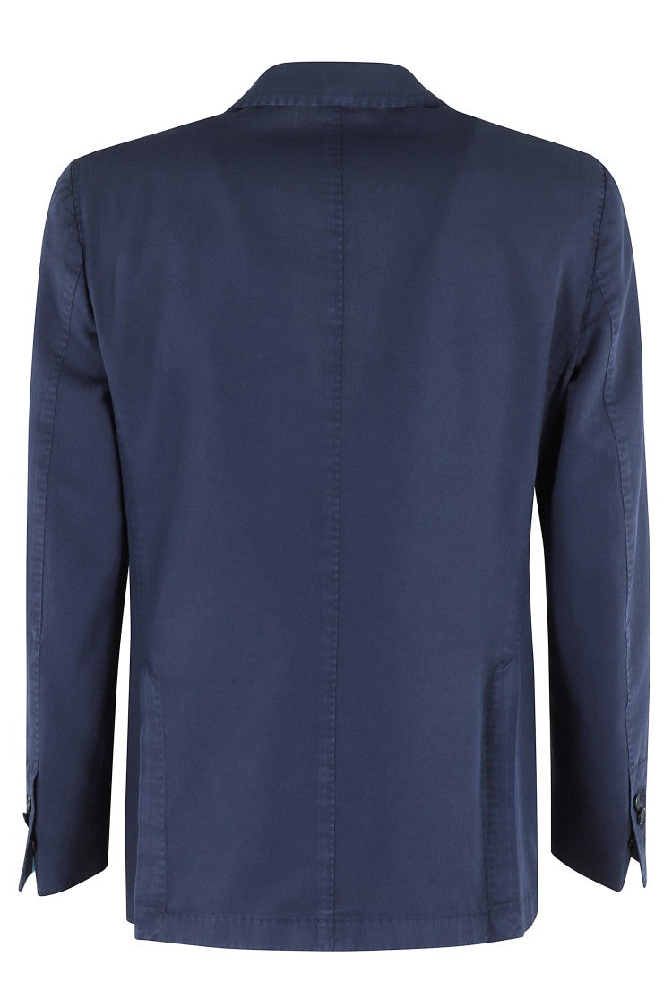 Tailored Ice Gabardina Jacket With Notch Lapel
