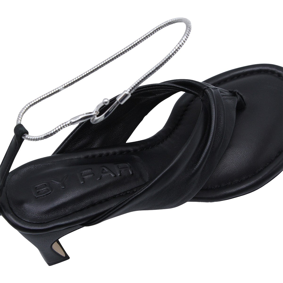 Padded Black Sandals