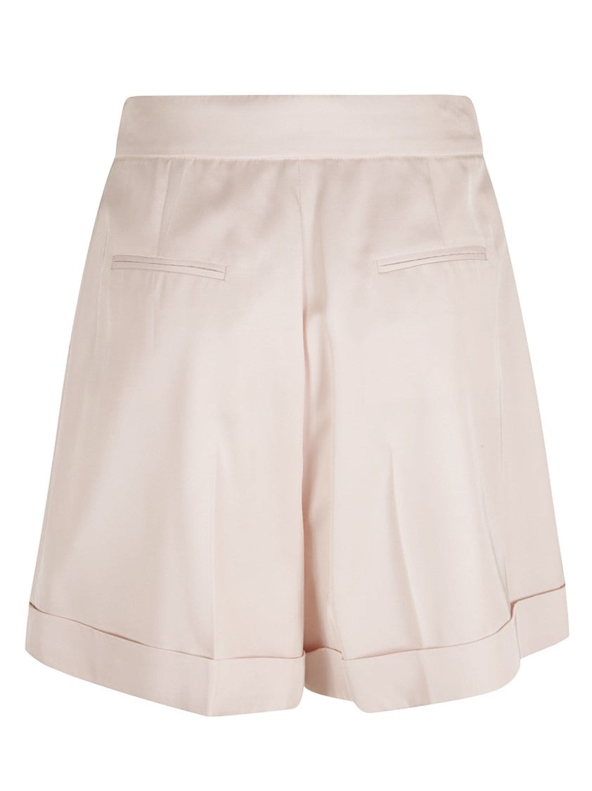Tailored Pleated Front Shorts