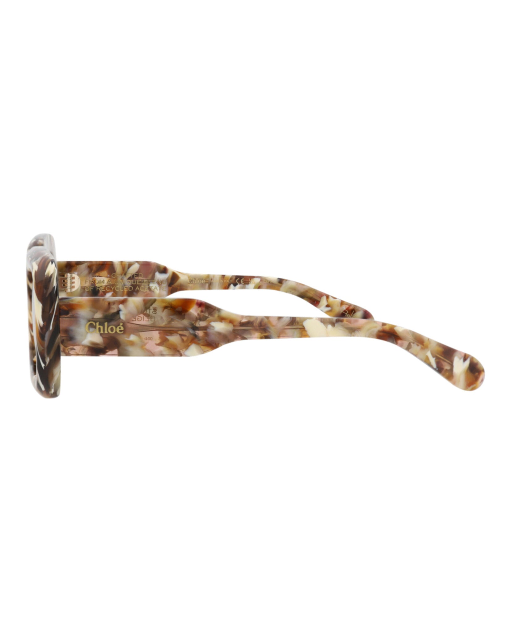Square-Frame Recycled Acetate Sunglasses