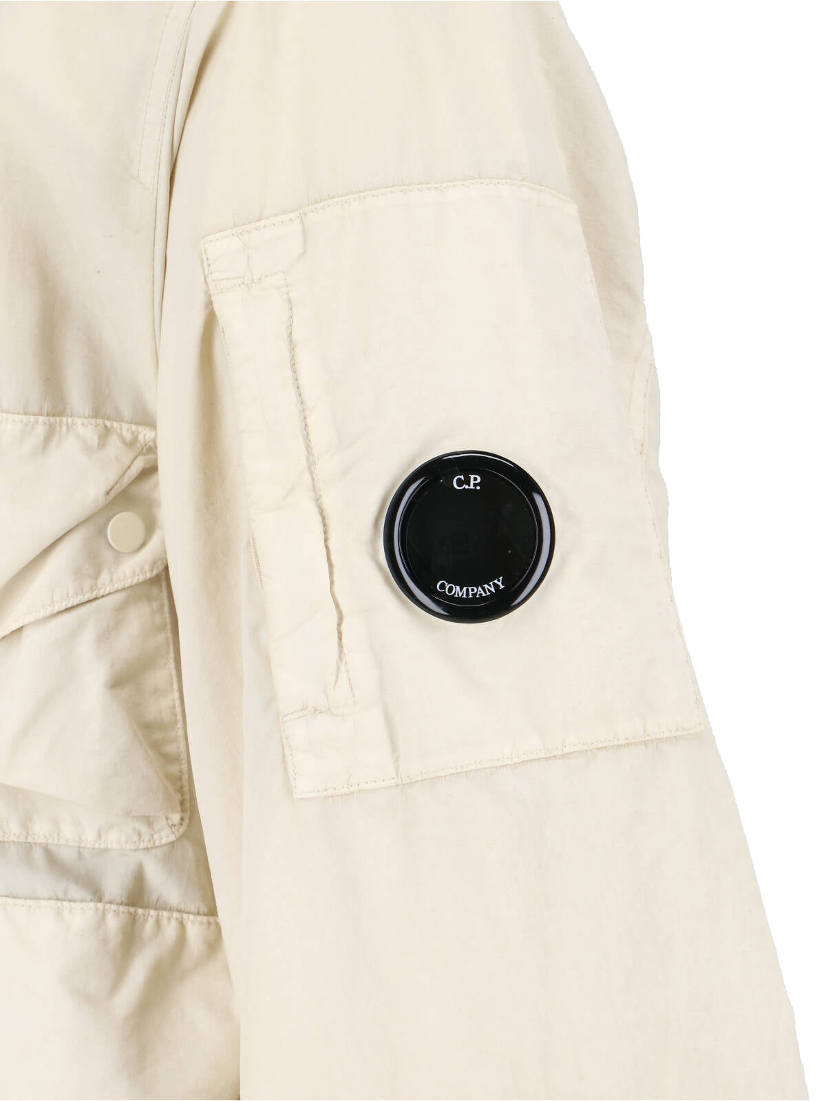 Cream Flatt Nylon Goggle Jacket