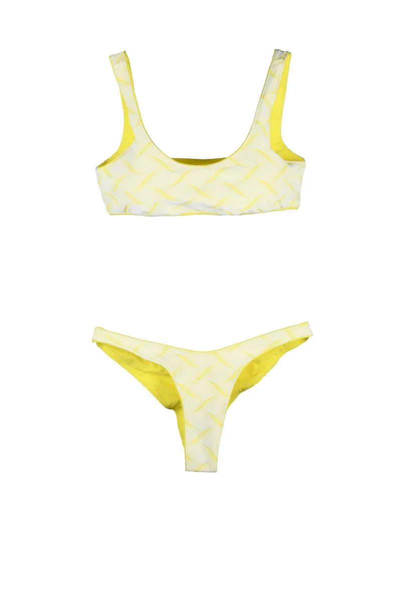 Two-Piece Swimsuit with Scoop Neck