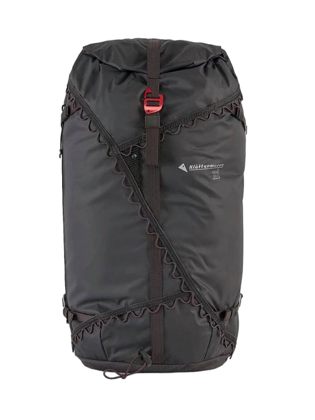 Robust Black Backpack With Diagonal Strap